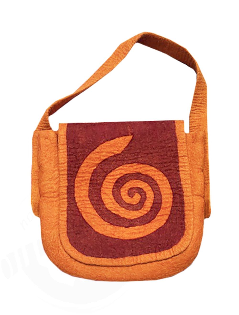 rahmentrommel_tasche_filz_orange_rot_44cm