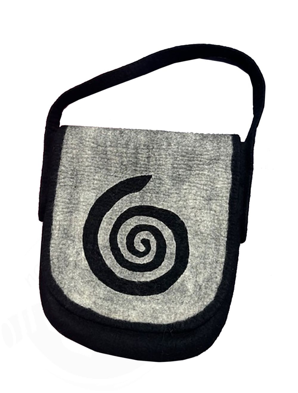 rahmentrommel_tasche_filz_schwarz_hellgrau_42cm