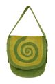 Rahmentrommel-Tasche Filz moosgrün-oliv, 44 cm kaufen München, buy hand made felt bag for 16,5
