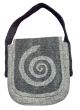 Filz-Rahmentrommeltasche hellgrau-rauchgrau, 39 cm kaufen München, buy hand made felt bag for 14,5