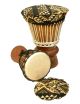 Djembe-Top Tribal-Art braun, 40 cm kaufen München, Djembe-Schoner, Tommel-Hut kaufen Bayern, Djembe-Schutz, buy 15,75