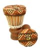 Djembe-Top Tribal-Art rot, 25 cm kaufen München, Djembe-Schoner, Tommel-Hut kaufen BRD, Djembe-Schutz, buy 9,8