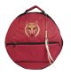 Rahmentrommel-Rucksack Deluxe rot Wolf mit dunklen Augen, 41 cm kaufen München, Rahmen-Trommel-Tasche kaufen BRD, buy backpack drum case for 15,3