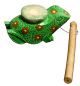 Schwirr-Trommel kaufen, Waldteufel kaufen München, Wald-Teufel kaufen München, Schwirrtrommel kaufen Erding, Schwirrtrommeln, Sound-effekte, Waldteufel - grüner Frosch