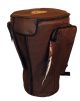 Djembe-Tasche Deluxe braun Mandala golden FZ-G, 62 cm kaufen München, Trommel-Rucksack kaufen Erding, Trommel-Tasche kaufen Bayern, Djembe-Sack kaufen BRD, buy drum case for 24,5