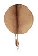 Rahmentrommel hellbraunes Ziegenfell mit Haaren, 35 cm kaufen München, Schamanentrommel kaufen Bayern, Schamanen-Trommel kaufen Erding, buy 13,75
