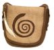 Rahmentrommeltasche aus Filz, braun-beige, 39 cm kaufen München, buy handmade bag from felt for 15