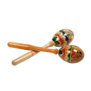 Schmale, lange glasierte Holz-Rassel mit Tinte bemalt kaufen München, eiförmige Rassel kaufen Bayern, Holz-Rassel, percussion, shaker wood ink-painted, Holzrassel kaufen BRD, Holz-Maraka kaufen Erding, Schmale, lange glasierte Holz-Rassel mit Tinte bemalt