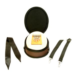 Set: Sansula Basic Akebono 440 Hz mit Tasche Deluxe braun kaufen München, Sansula-Set kaufen, Sansula mit Box kaufen, buy Sansula in hard cover case, Sansula mit Koffer, Set: Sansula Basic Akebono 440 Hz mit  Sansula-Tasche Deluxe braun kaufen