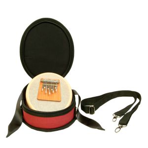 Set: Sansula Basic Genial F 440 Hz mit Tasche Deluxe rot Mandala kaufen München, Sansula-Set kaufen Bayern, Sansula mit Box kaufen Erding, buy Sansula with hard cover case, Sansula mit Koffer, Set: Sansula Basic Genial F mit Tasche Deluxe rot Mandala kauf