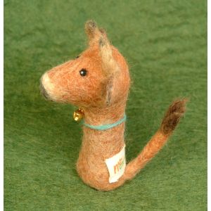 Filz-Finger-Puppe braune Kuh kaufen München, Filzkuh kaufen Bayern, Fingerpuppen aus Filz, Felt, glove puppet cow made of felt, natürliches Kinder-Spielzeug aus Filz, Filz-Finger-Puppe Kuh, Filz-Tier, Filz-arbeit, Filzfingerpuppe braune Kuh