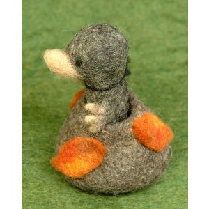 Set: Filz-Fingerpuppe Maulwurf mit Hügel kaufen München, Filzmaulwurf und -hügel kaufen Bayern, Maulwurf und Maulwurfhügel aus Filz, Handgemachte Fingerpuppen aus Filz, Felt, handmade glove puppet mole made of felt, natürliches Kinder-Spielzeug aus Filz, 