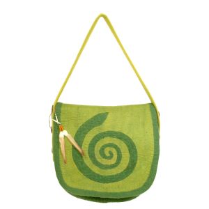 Rahmentrommel-Tasche Filz, dunkelgrün-hellgrün, 54 cm kaufen München, buy felt bag for shaman drum 21