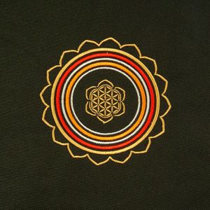 Profi Djembe-Rucksack Deluxe Mandala FZ-G schwarz, 63 cm kaufen München, Trommel-Rucksack kaufen Bayern, Trommelrucksack kaufen Bayern, Djembe-Tasche kaufen BRD, buy drum case for djembe height 24,5