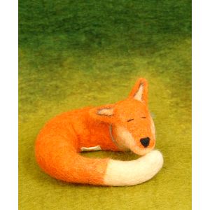 Filz-Fingerpuppe Fuchs kaufen München, Fuchs Filzfingerpuppe kaufen Bayern, Fuchs aus Filz, Fingerpuppen aus Filz, Felt, glove puppet fox made of felt, natürliches Kinder-Spielzeug aus Filz, Filz-Finger-Puppe Fuchs 