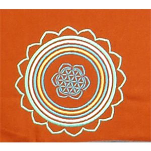 Rahmentrommel-Rucksack CP orange - Mandala, 39 cm kaufen München, Rahmentrommelrucksack, kaufen Bayern, buy backpack for 15,4