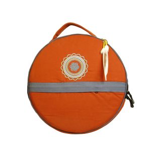 Rahmentrommel-Tasche CP Mandala orange, 44 cm kaufen München, Rahmentrommeltasche kaufen Bayern, Indianer-Trommel-Tasche kaufen, buy 16,5