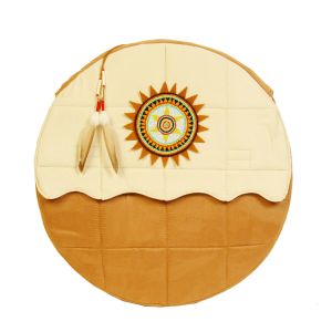 Rahmentrommel-Tasche NC Honig gelbe Sonne, 53 cm kaufen München, Indianer-Trommel-Tasche kaufen Erding, Schamanen-Trommel-Tasche kaufen Bayern, sac de tambour de cadre, borsa di tambour, buy drum case for 20