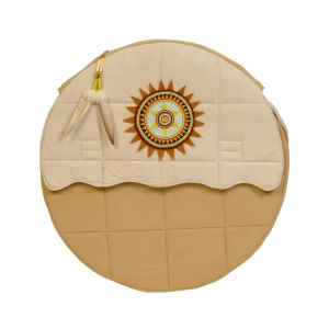 Rahmentrommel-Tasche NC Sommer, 47 cm kaufen München, Indianer-Trommel-Tasche kaufen Erding, Schamanentrommel-Tasche kaufen Bayern, sac de tambour de cadre, borsa di tambour, buy drum case for 17,5