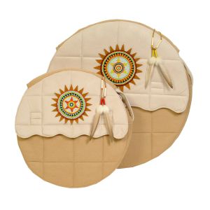 Rahmentrommel-Tasche NC Sommer, 47 cm kaufen München, Indianer-Trommel-Tasche kaufen Erding, Schamanentrommel-Tasche kaufen Bayern, sac de tambour de cadre, borsa di tambour, buy drum case for 17,5