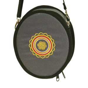 Sansula-Tasche CP silbergrau, Mandala kaufen München, professionelle Sansulatasche kaufen München, Tasche für Daumenklavier kaufen, buy hard cover case for Sansula, Carbonfaser Hülle für Sansula kaufen, Sansula-Tasche Cotton-Pur silbergrau Mandala