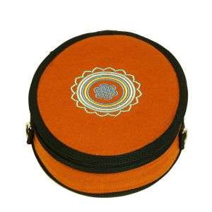Set: Sansula Basic A-Moll 440 Hz mit Tasche CP orange, Mandala kaufen München, professionelles Sansula-Set kaufen München, Daumen-Klavier mit Tasche kaufen, buy Sansula with hard cover case, Set: Sansula Basic A-Moll 440 Hz mit Tasche CP orange kaufen
