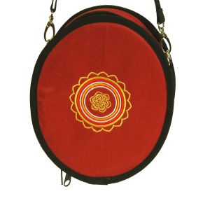Sansula-Tasche Deluxe Mandala, rot kaufen München, Sansulatasche für Hokema Sansula kaufen München, Koffer für Daumenklavier kaufen, buy Hard-Cover Case for thumb piano Sansula, professionelle Sansula-Box, Hülle für Hokema Sansula, Sansula-Tasche Deluxe M