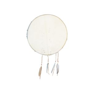 Rahmentrommel weißes Ziegenfell mit Haaren FA2, 35 cm kaufen München, Schamanentrommel kaufen Bayern, Schamanen-Trommel kaufen BRD, buy 13,75