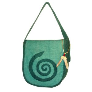 Rahmentrommel-Tasche aus Filz petrol-türkis, 42 cm kaufen München, buy drum case - handmade from felt for 15,7