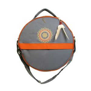 Rahmentrommel-Tasche CP rauchgrau Mandala, 54 cm kaufen München, Rahmentrommeltasche kaufen Bayern, Indianer-Trommel-Tasche kaufen, buy 20,75