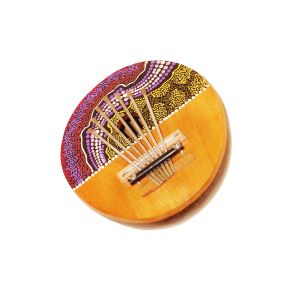 Kalimba bemalt Nr. B1 kaufen, Kalimba kaufen Bayern, Kalimba kaufen München, Kalemba kaufen, Daumenklavier kaufen, mbirra, gourd piano, thumb piano, calemba, Kalimba für Kinder - Kalimba bemalt Nr. B1