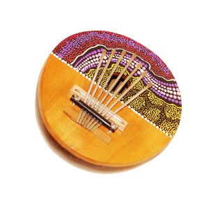Kalimba bemalt Nr. B1 kaufen, Kalimba kaufen Bayern, Kalimba kaufen München, Kalemba kaufen, Daumenklavier kaufen, mbirra, gourd piano, thumb piano, calemba, Kalimba für Kinder - Kalimba bemalt Nr. B1