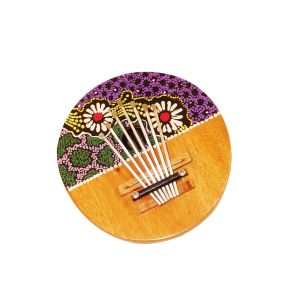 Bemalte Kalimba  Nr. B4 kaufen, Kalimba kaufen Bayern, Kalimba kaufen München, Kalemba kaufen, Daumenklavier kaufen, mbirra, gourd piano, thumb piano, calemba, Kalimba für Kinder - Kalimba bemalt Nr. B4