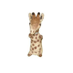 Filz-Fingerpuppe helle Giraffe kaufen München, Giraffe aus Filz, sheep made of felt, natürliches Kinder-Spielzeug aus Filz, Filz-Finger-Puppe Giraffe, Filz-Tier, Filz-arbeit, Filzfingerpuppe helle Giraffe