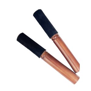 Klangschalen-Schlegel Holz, medium - schwarzes Leder kaufen München, Klangschalen-Schlägel kaufen Erding, Klangschalenklöppel kaufen Bayern, buy stick for singing bowl, Klangschalen-Stick Holz, medium mit schwarzem Leder 