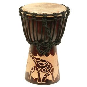 Djembe Giraffe, 25cm kaufen München, Kinder-Trommel kaufen Bayern, Begleit-Djembé, Djembés-Trommeln, buy 9,85 