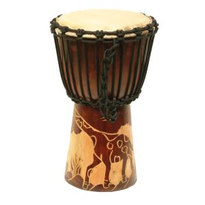 Djembe Giraffe, 30 cm kaufen München, Kinder-Trommel kaufen Bayern, Begleit-Djembé, Djembés-Trommeln, buy11,8 