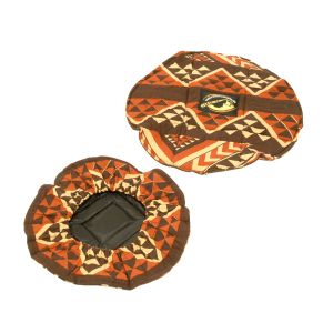 Djembe-Top Tribal-Art rot, 25 cm kaufen München, Djembe-Schoner, Tommel-Hut kaufen BRD, Djembe-Schutz, buy 9,8