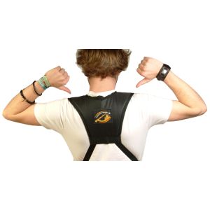 Djembe-Tragegurt Deluxe schwarz kaufen München, Djembegurt kaufen Bayern, Djembe-Tragegurt, buy drum-harness, Trommeltragegurt, Trommelgurt kaufen Erding, Trommel-Gurt, Bongo-Gurt, Djembe-Tragegurt Deluxe schwarz - Rücken