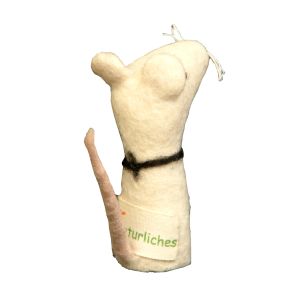 Filz-Fingerpuppe weisse Maus kaufen München, Handgemachte Fingerpuppen aus Filz, Felt, handmade glove puppet mouse made of felt, natürliches Kinder-Spielzeug aus Filz, Filz-Finger-Puppe Maus, Filz-arbeit, Filzfingerpuppe weisse Maus