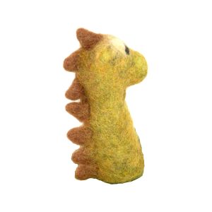 Filzfingerpuppe kleines grünes Drachenbaby kaufen München, Filz-Finger-Puppe Drache kaufen Bayern, Felt, glove puppet dragon made of felt, natürliches Kinder-Spielzeug aus Filz, Fingerpuppe aus Filz kleines grünes Drachenbaby