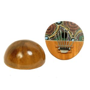 Kalimba bemalt Nr. A3 kaufen, Kalimba kaufen Bayern, Kalimba kaufen München, Kalemba kaufen, Daumenklavier kaufen, mbirra, gourd piano, thumb piano, calemba, Kalimba für Kinder - Kalimba bemalt Nr. A3