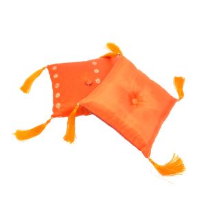 Klangschalen-Kissen orange 16x16x5 cm, quadratisch kaufen München, Klang-Schalen-Zubehör Erding, Klangschalenkissen kaufen Bayern,  Klangschalen Unterlage kaufen, Klangschalen-Kissen orange 16 x 16 cm kaufen