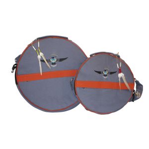 Rahmentrommel-Tasche CP rauchgrau, Adler, 39 cm kaufen München, Indianer-Trommel-Tasche kaufen Erding, Tasche für schamanische Trommel kaufen Bayern, buy 15
