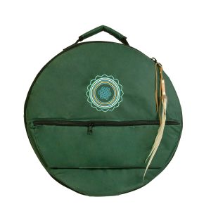 Rahmentrommel-Rucksack Deluxe dunkelgrün, Mandala - 49 cm kaufen München, Rahmentrommelrucksack, buy 18,5