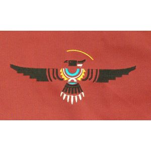 Rahmentrommel-Rucksack Deluxe rot, schwarzer Adler 44 cm kaufen München, Rahmentrommelrucksack kaufen Bayern, buy backpack for 16,5