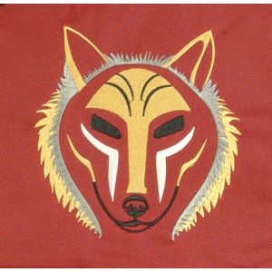 Rahmentrommeltasche Deluxe rot Wolf, 54 cm kaufen München, Indianer-Trommel-Tasche kaufen Erding, Schamanentrommel-Tasche kaufen Bayern, buy drum case for 20,5