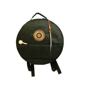 Rahmentrommel-Rucksack Deluxe schwarz Mandala, 44 cm kaufen München, Rahmentrommeltasche kaufen Bayern, buy  backpack drum case for 16,5