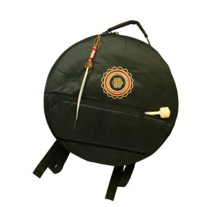 Rahmentrommel-Rucksack Deluxe schwarz Mandala, 54 cm kaufen München, buy 20,5