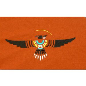 Rahmentrommel-Tasche CP orange Adler, 39 cm kaufen München, Rahmentrommeltasche kaufen Bayern, buy 15